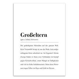 Grandparents definition: DIN A4 poster