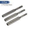 HARFINGTON 3pcs Plus SDS Ground Rod Driver 23/64" for 5/16"