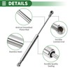 Motoforti 10inch/254mm 20lb/90N/9kg Stainless Steel Lift Support Struts Ball Joint
