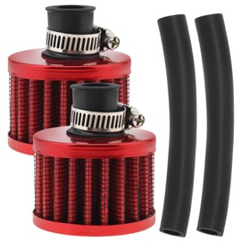 Windance 2 Pack 212cc 196cc 12mm / 0.47inch Air Filter Fit for Honda Predator Coleman GX160 GX200 CT200U BT200X CT200U-EX MB200 Mini Bike Go Kart with Chamber Hose