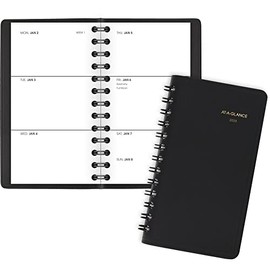 AT-A-GLANCE 2023 Weekly Pocket Calendar, Planner, 2-1/2" x 4-1/2", Pocket Size, Unruled, Black (7003505)