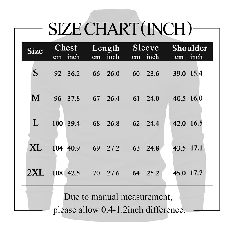 Cooleep Men's Turtleneck Pullover Solid Long Sleeve Warm Pullover Winter