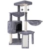 Xin Three Layer Cat Tree with Cat Condo and Two