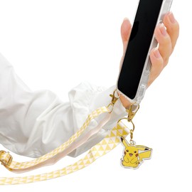 Sancrest ISB-PM31 Flat Strap Pikachu Shoulder Strap