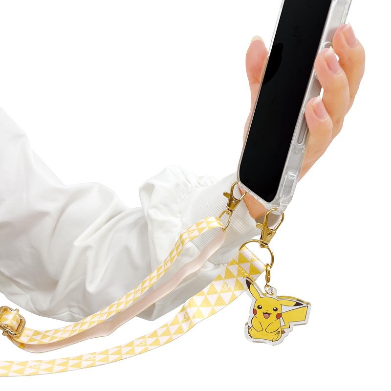 Sancrest ISB-PM31 Flat Strap Pikachu Shoulder Strap