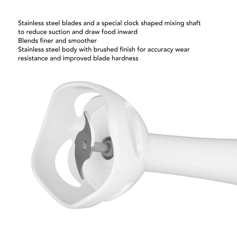 170W Mini Electric Handheld Blender Stainless Steel Blade Drink Mixer