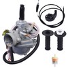 labwork Carburetor and 7/8" Handle Grip Bar and Throttle Cable