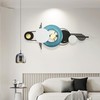 HAVFIFK Metal Wall Art,Modern Metal Wall Decor 3D Wall Sculptures