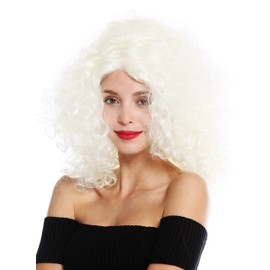 WIG ME UP - GFW2634-613A Women's Wig Long Curly Strong Curly Voluminous Middle Parting White Blonde Platinum Angel