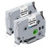 TZe-231 2-Pack Label Tape Compatible for Brother TZe-231 TZe231 TZ-231