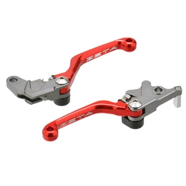 ZETA Racing DRZ400S, DRZ400SM, DR250R Pivot Lever Set CP 3 Finger Red F5091 (Old Part Number: ZE44-7013) Dirtfreak DIRTFREAK