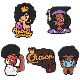 vshougou 25pcs Black Magic Shoe Decoration Charms,Shoe Charms for Teens Unisex Party Birthday Gifts