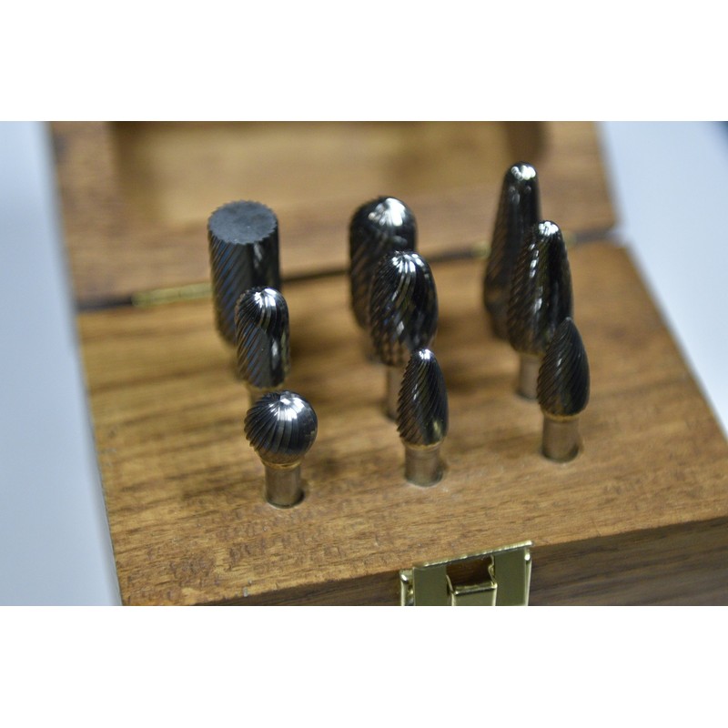 Set 1 Single Cut Carbide Burr Die Grinder Bit