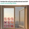 tonchean 304 Stainless Steel Windows Screen Mesh Roll Replacement, 98.4