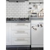 khtumeware 10 Pack Polished Nickel Cabinet Pulls 3-3/4 Inch(96mm) Hole