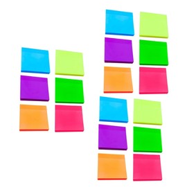 Operitacx 18 Stk transparente Haftnotiz wasserfester Memo-Sticker selbstklebender Memo-Aufkleber Aufkleber-Etiketten sticky notes book Memo pads Notizblöcke Notizen Schulbedarf PVC
