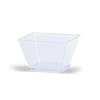 EcoQuality 8oz Clear Square Bowl – Disposable Plastic Serving Bowl