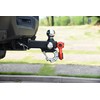 REYSUN Trailer Hitch Tri-Ball Hitch with Rotatoble Tow Shackle and
