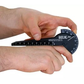 기준선 12-1014 검은색 플라스틱 손가락 고니오미터 디자인 Baseline 12-1014 Black Plastic Finger Goniometer Design