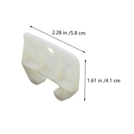 Operitacx 3 Sätze Kunststoff Schubladenführungen Für Möbel Ersatzteile Für Schubladensysteme Einfache Installation Kompatibel Mit Schränken Und Kommoden Weiße Gleitschienen Für 10 Stück * 3