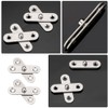 Housoutil Cabinet Door Hinges 20pcs Rotating Hinges Door Pivot Hinge