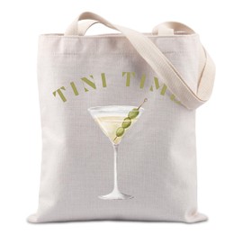 Tini Time Dirty Martini Bachelorette Party Gift - Cocktail Lover Martini Lovers Tote Bag