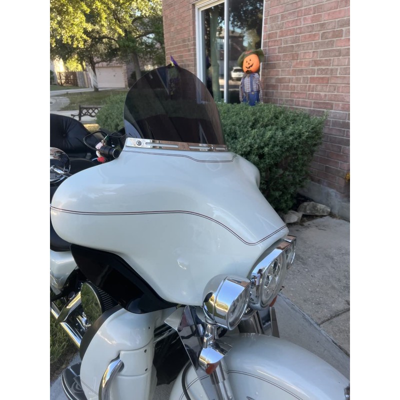 Sled Shields 10" DARK TINT windshield compatible with Harley Davidson
