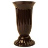 Engelland Round Plastic Garden or Grave Vase with Removable Base