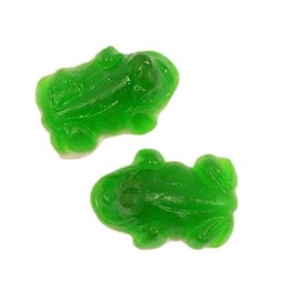 Dulcefina chocolate and Sweets, Green Frogs Gummy (3 Lbs)