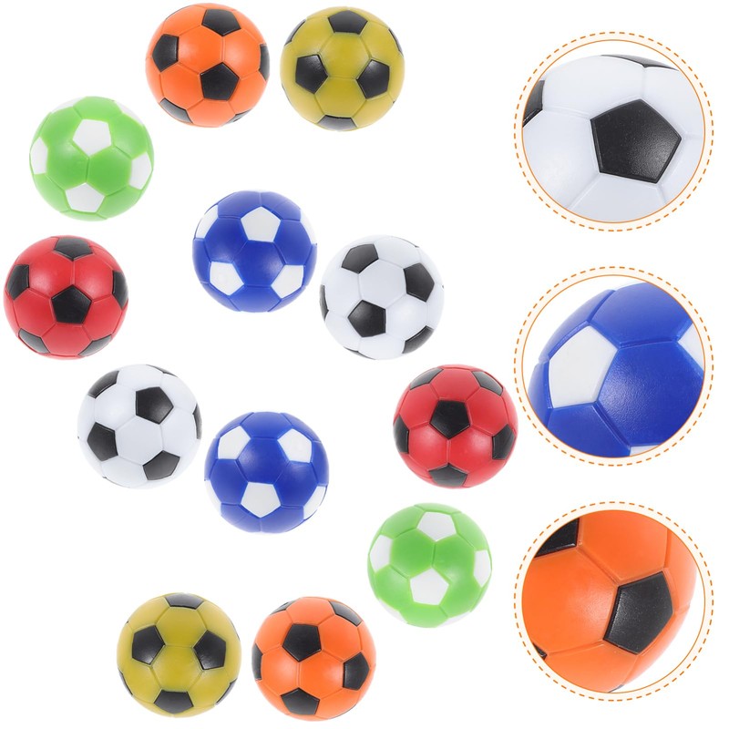 Outanaya 12pcs Football Balls Replacement for Table Soccer Game Balls