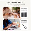Baluue 10pcs Empty Nail Art Pens Multifunctional Liquid Applicators for