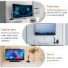 Antena de TV Digital 4K HD Para Interiores Con Amplificador