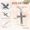 Rope Winding Cross Memorial Keepsake Jewelry Lord's Prayer Cross Urn