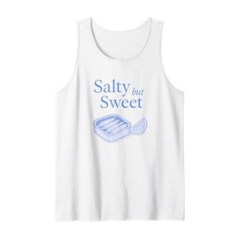 Salty But Sweet Vintage Coastal Aesthetic Design Tank Top