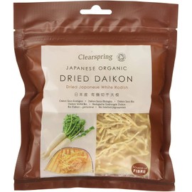 Clearspring Organic Dried Daikon - Dried Japanese White Radish