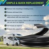 1" RV Vinyl Trim Molding,Flexible Weatherproof Strip for RV Exterior