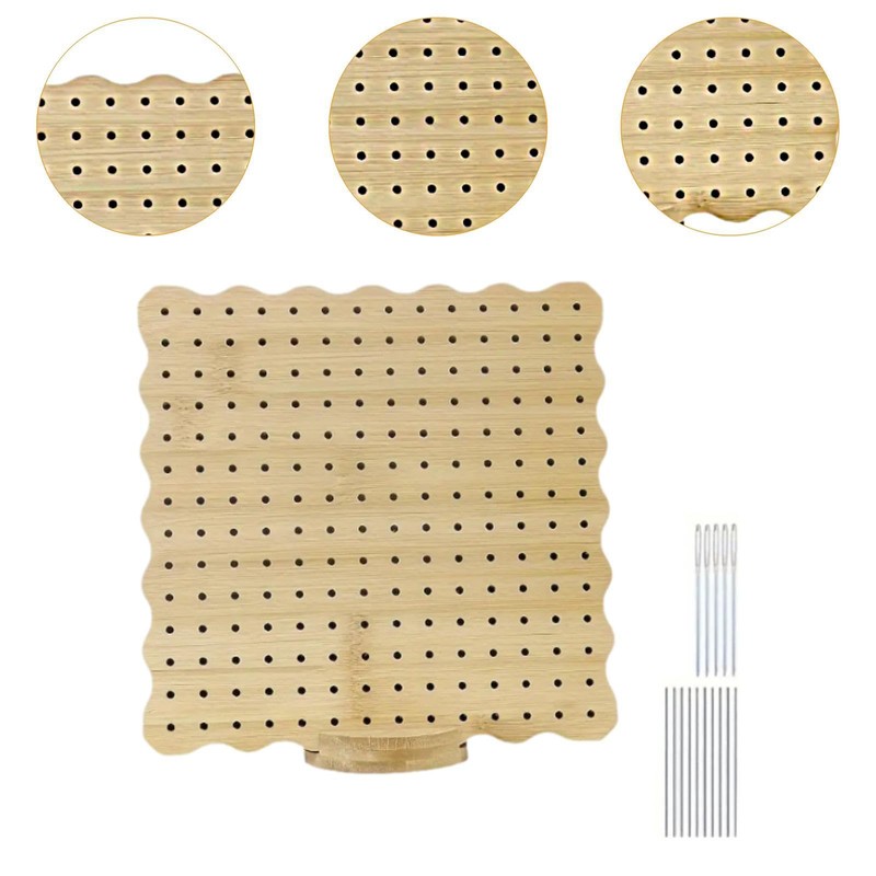 P Prettyia Crochet Blocking Board Knitting Blocking Board Hole Board
