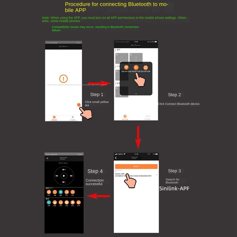 XY-C50H Bluetooth Digital Power Amplifier Module Bluetooth Digital Amplifier Board