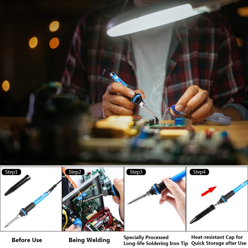 Soldering Iron, Soldering Kit, 19-in-1 60w Soldering Iron Kit Electronics