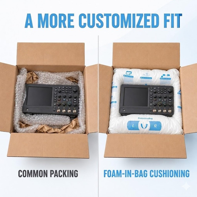 Expanding Foam Packaging Variety 4-Pack — Shock-Absorbing Self-Foaming Bags for