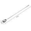 Mixing Long Spoon, Stainless Steel Mixing Spoon, 12inch Stirring Bar,
