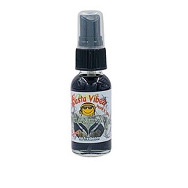 Rasta Vibez Black Butter Type Air Freshener - 100% Ultra Concentrated Oil Based Spray - Ideal for Bathroom, Home, Car, Office & More - Long Lasting Effects - 1oz Bottle
