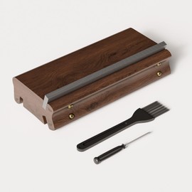 AONAYIOA 3/23/35 Degree Fret End Beveling File, 3 In 1 Fret File, Guitar Fret Beveling File Fret, End Dressing Tools For Rounding, Shaping And Deburring Frets Sprouts