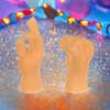 Set of 6 Finger Puppets Hand Gestures Funny Finger Puppets