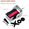 ANNIMOS 150KG Robot Servo Motor with Mount Brackets12V High Voltage