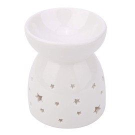 Fdit Quemador de Aceite Esencial de cermica para aromaterapia, Quemador de Aceite Esencial, Quemador de Aceite Esencial, difusor de Velas de t,...    