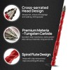 FOCSTOL Serrated Masonry Drill Bit Set 5pcs - High-Strength Eccentric