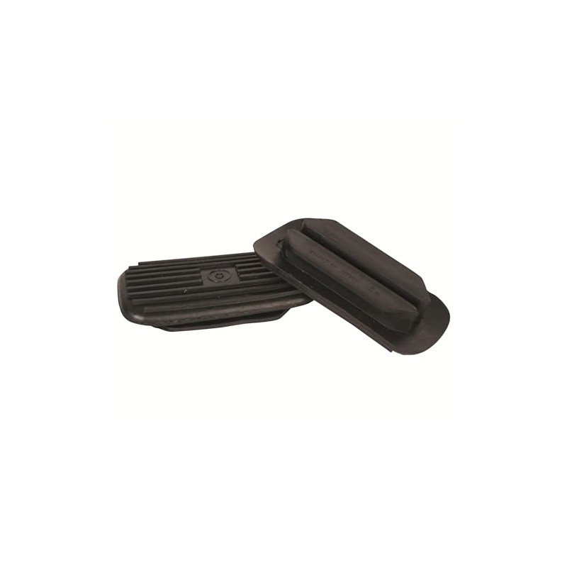 Korsteel Two Bar Stirrup Iron Treads, Black, 4.5"