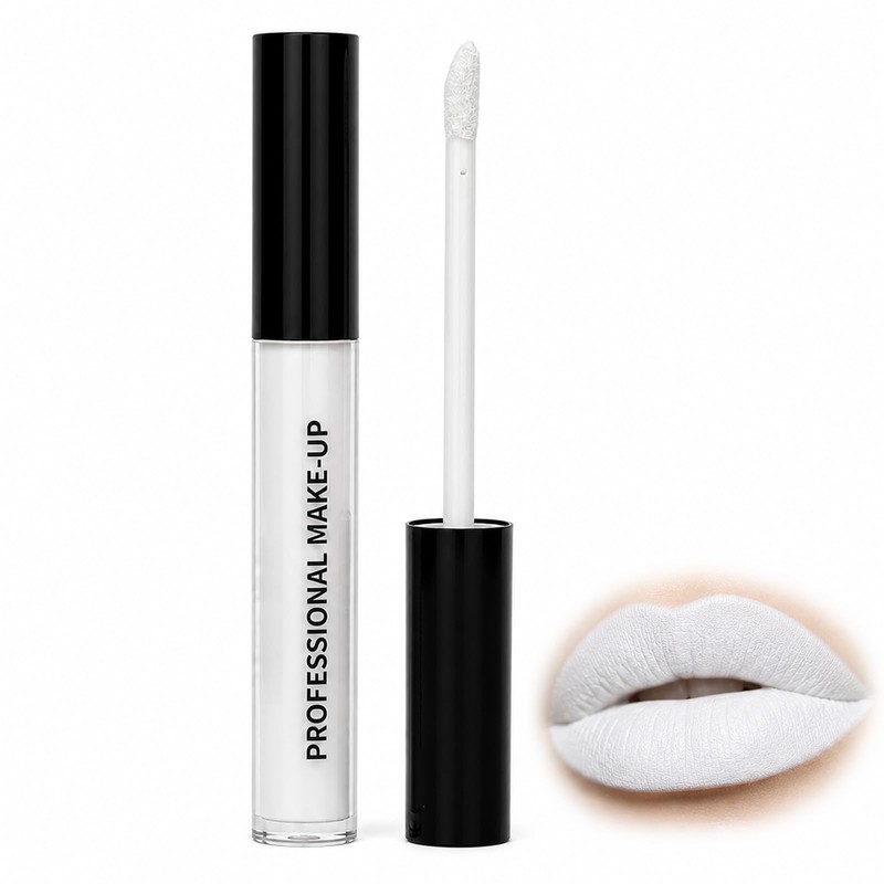 Lápiz Labial Blanco para Halloween, Maquillaje Halloween