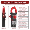 Current Clamp AC DC, Current Meter True-Rms 4000 Count, Clamp
